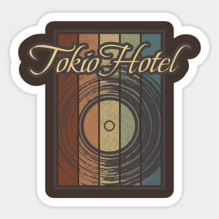 Tokio Hotel Vynil Silhouette Sticker